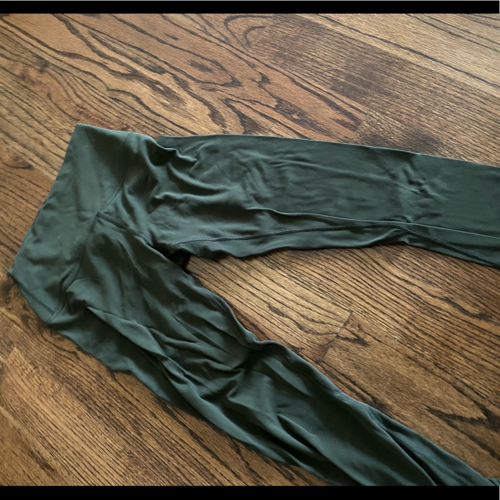Lululemon align leggings in olive green